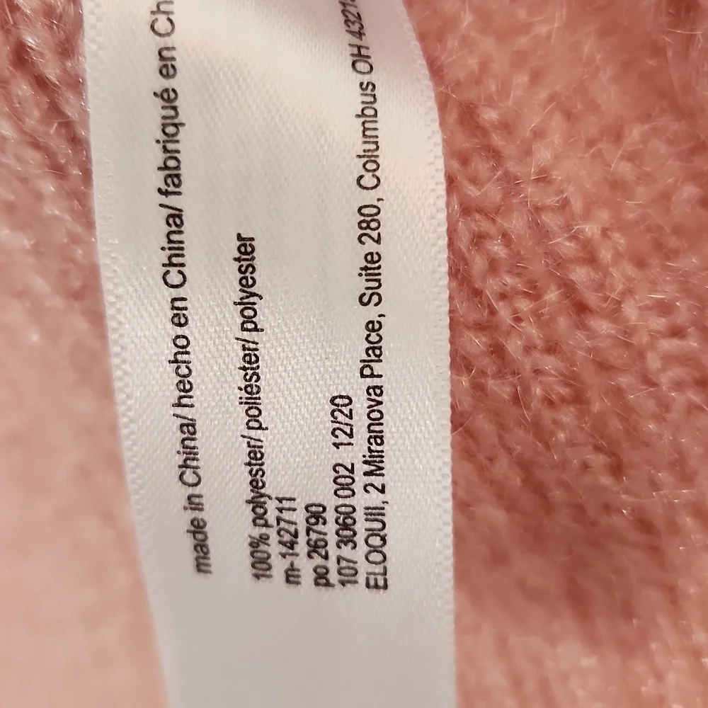 Eloquii Pink Cardigan‎ Tank Top Set Fuzzy - Picture 12 of 12